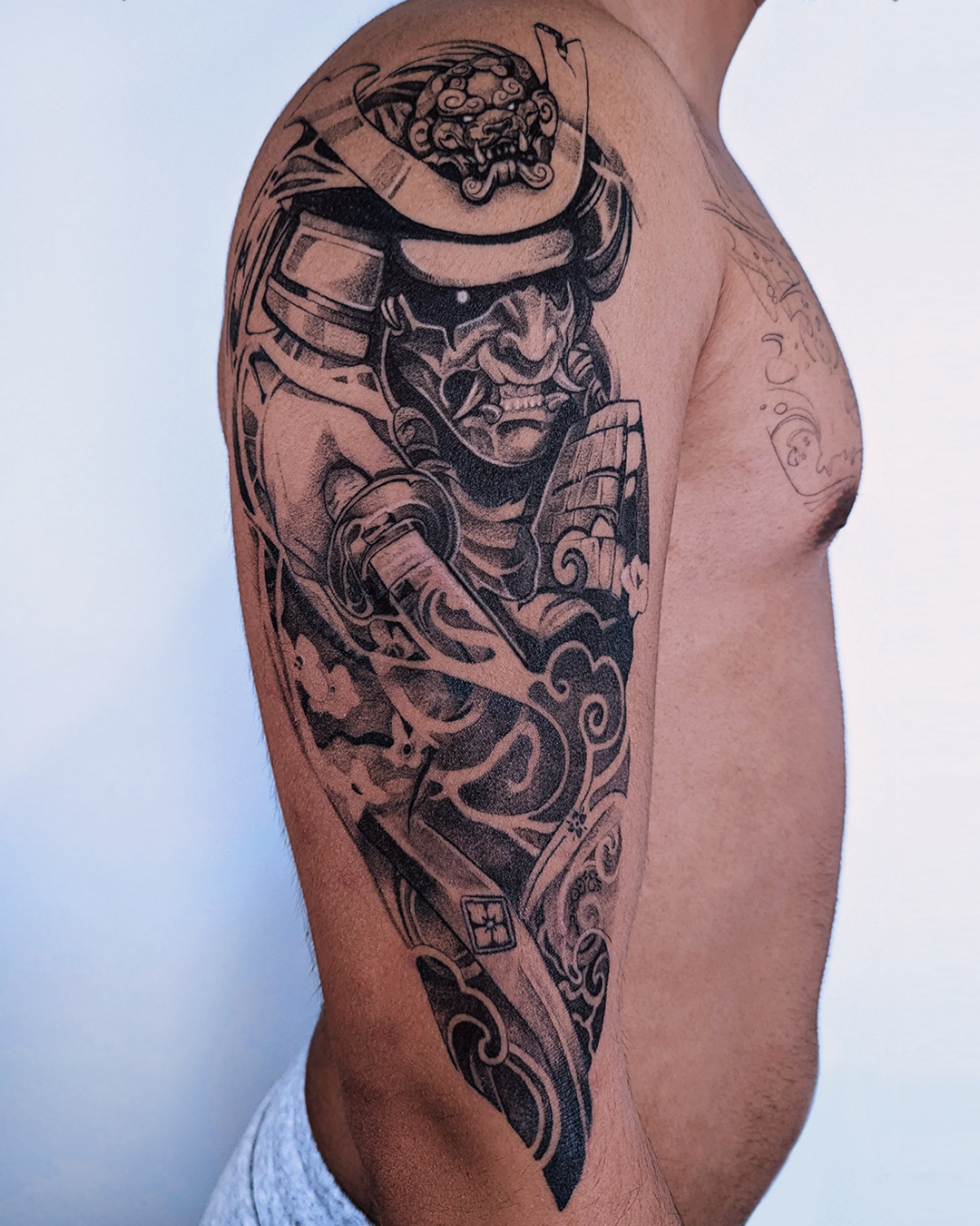 Tatuaje de Samurai por Brecha